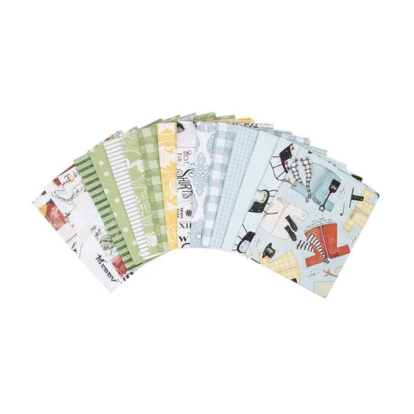 White As Snow 1-Yard Bundle Blue - Image 2