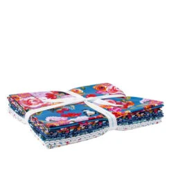 Poppies & Plumes 1-Yard Bundle Ocean