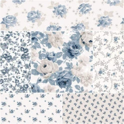 Serenity Blues 1-Yard Bundle Cream