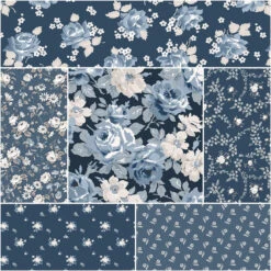 Serenity Blues 1-Yard Bundle Midnight