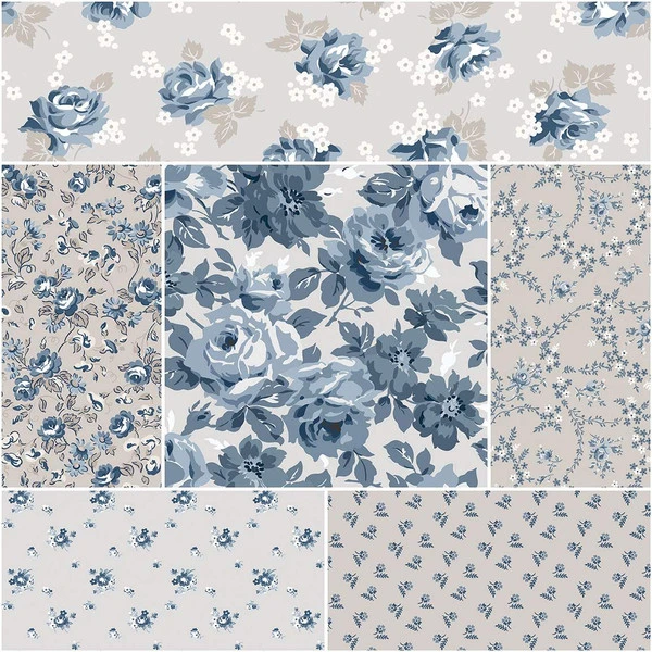 Serenity Blues 1-Yard Bundle Taupe