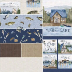 Wake At The Lake 1-Yard Bundle Tan