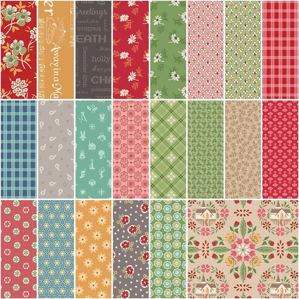 Home Town Holiday 1-Yard Bundle Schoolhouse