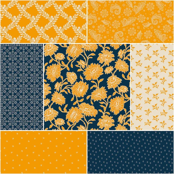 Cheddar At Twilight 1-Yard Bundle Navy