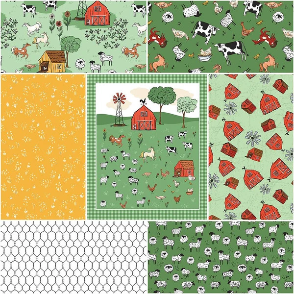 Farm Livin' 1-Yard Bundle Mint