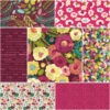 Fragrant Fields 1-Yard Bundle Maroon