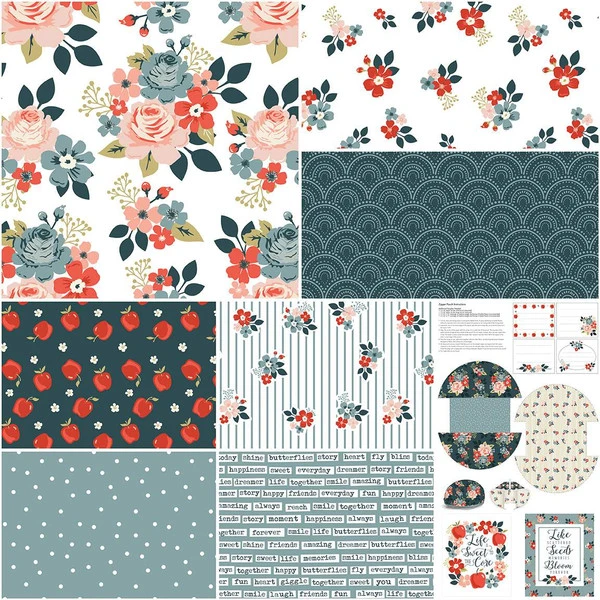 Vintage Charm 1-Yard Bundle White