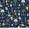 Flannel It's A Boy Baby Animals Navy