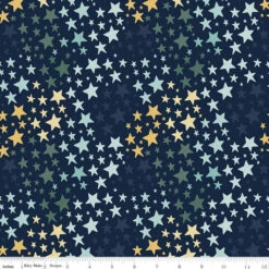 Flannel It's A Boy Stars Navy