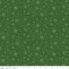 Flannel Snowflakes Green