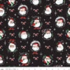 Flannel Jolly Old Elf Black