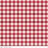 Flannel Old Fashioned Christmas Check Red