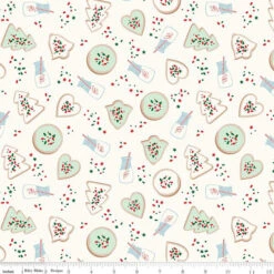 Flannel Christmas Cookies Cream