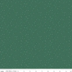 Flannel Snow Dots Pine