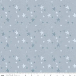 Flannel Safari Stargazing Boy Stars Blue