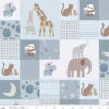 Flannel Safari Stargazing Boy Cheater Print Blue