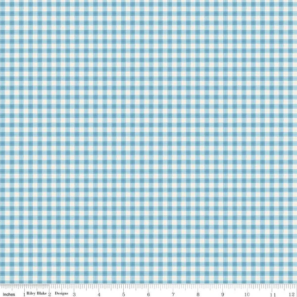 Flannel The Tale Of Peter Rabbit Gingham Blue
