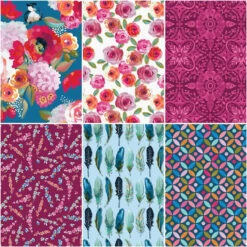 Poppies & Plumes Flat Fold Bundle