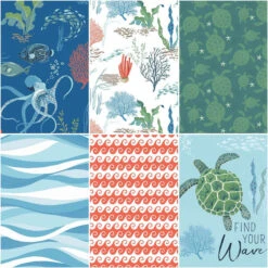 Free As The Ocean Flat Fold Bundle