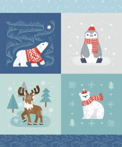 Flannel Northern Lights Panel