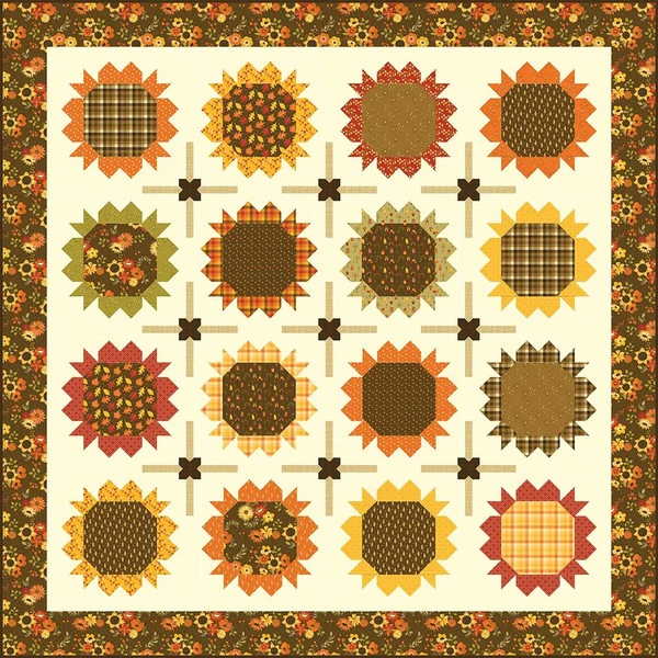 Sandy Gervais Fields Of France Quilt Pattern