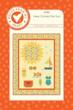 Sandy Gervais Here Comes The Sun Quilt Pattern
