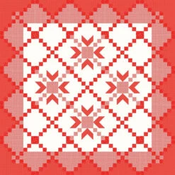 Sandy Gervais Red, White And Just Right Quilt Pattern