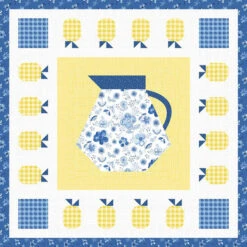 Sandy Gervais Lemon Squeezy Mat And Coasters Pattern