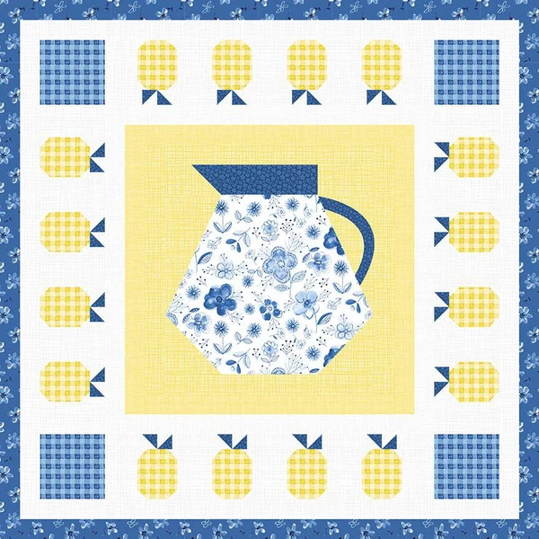 Sandy Gervais Lemon Squeezy Mat And Coasters Pattern