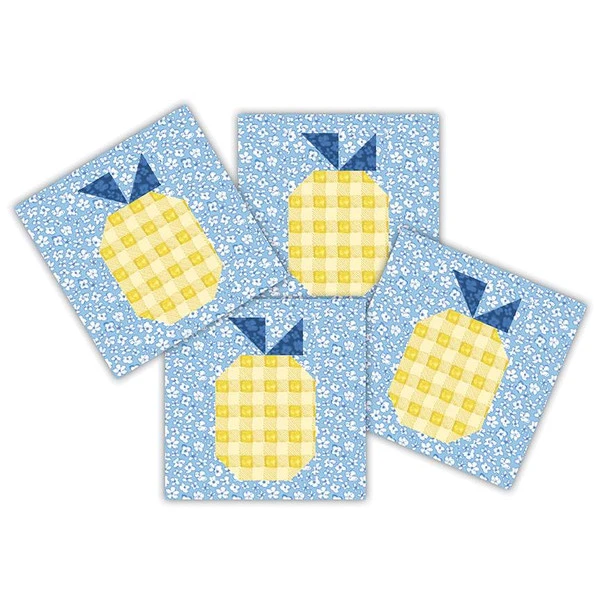 Sandy Gervais Lemon Squeezy Mat And Coasters Pattern - Image 2