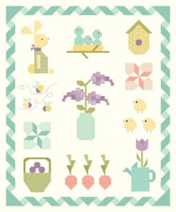 Sandy Gervais Spring Sampler Quilt Pattern