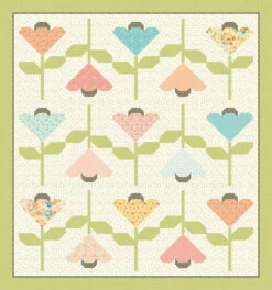 Sandy Gervais Tulip Toss Quilt Pattern