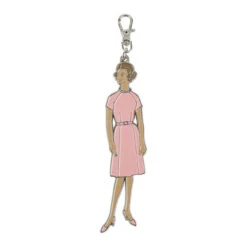 Lori Holt Enamel Happy Charm™ Vintage Lady Pink