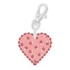 Lori Holt Bee Dots Enamel Happy Charm™ Heart