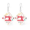 Hometown Leatherworks Square Earrings My Happy Place
