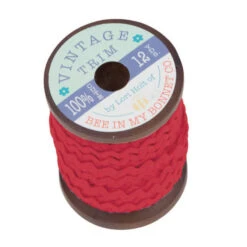 Lori Holt Vintage Trim Small Jazzberry Jam Wooden Spool