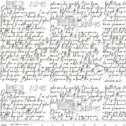 Wide Back Art Journal Dear Folks White