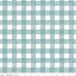 Wide Back White As Snow Buffalo Plaid Blue