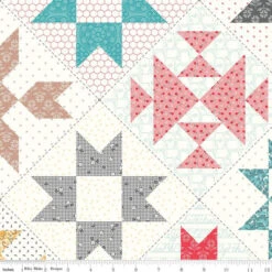 Wide Back Stitch Cheater Print Multi