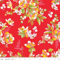 Wide Back Picnic Florals Floral Red