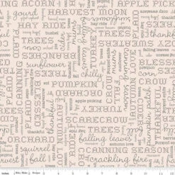 Wide Back Autumn Words Latte