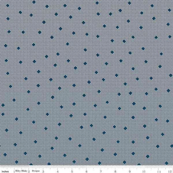 Wide Back Serenity Blues Gemstones Navy