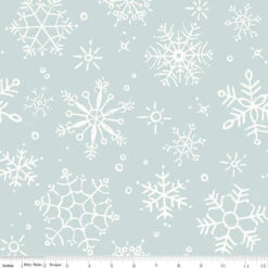 Wide Back Magical Winterland Snowflake Blue